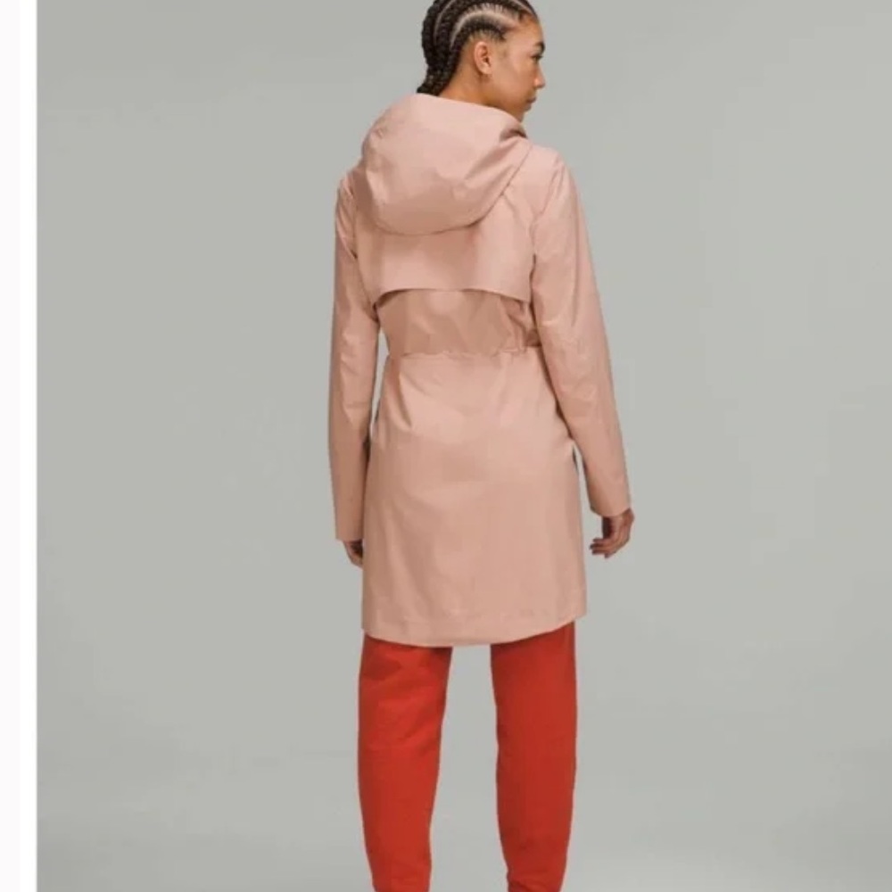 Lululemon size 10 Rain Rebel Jacket - pink clay